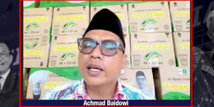 Jurubicara DPP PPP, Achmad Baidowi saat diskusi virtual, Sabtu (10/6)/Repro