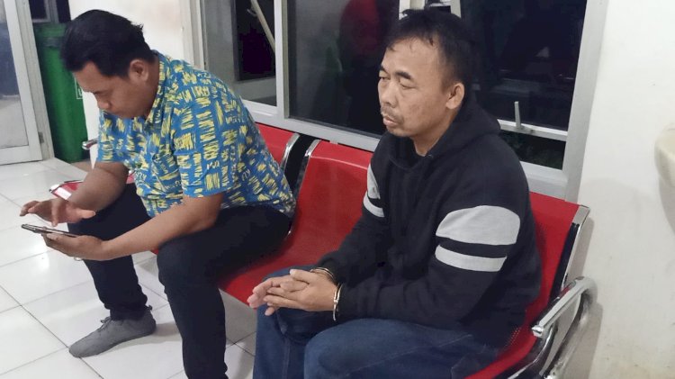 Ali Nurdin (52) pelaku pembunuhan terhadap istrinya sendiri yang jasadnya dimasukkan kedalam karung/ist