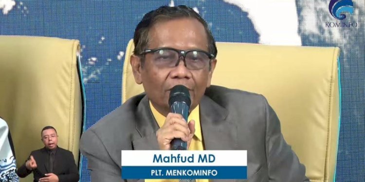 Plt Menkominfo, Mahfud MD/Repro