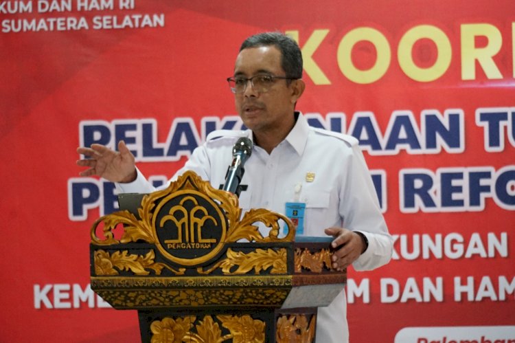 Staf Ahli Menteri Hukum dan HAM Bidang Penguatan Reformasi Birokrasi (RB), Asep Kurnia. (ist/rmolsumsel.id) 