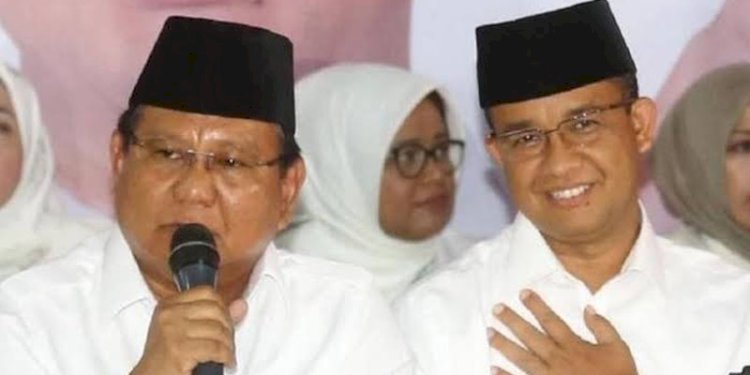 Prabowo Subianto dan Anies Baswedan/net