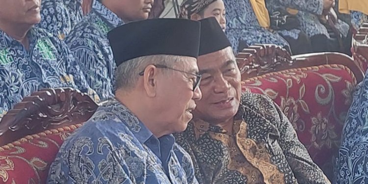 Prof Dr Zainuddin Maliki dan Prof Muhadjir Effendy/Ist