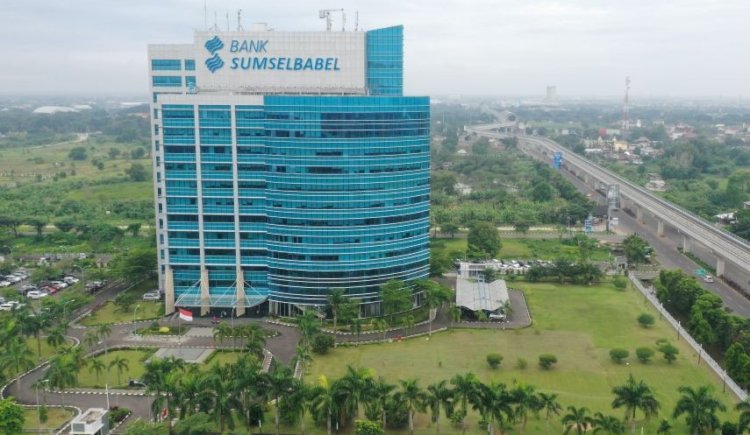 Kantor Bank Sumsel Babel Jakabaring. (ist/rmolsumsel.id)