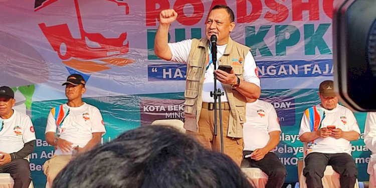Ketua KPK, Firli Bahuri, di arena Car Free Day Kota Bekasi/RMOL