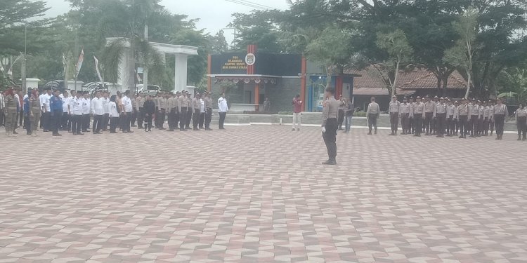 Polres Muratara telah mengadakan apel peluncuran Polisi RW /ist