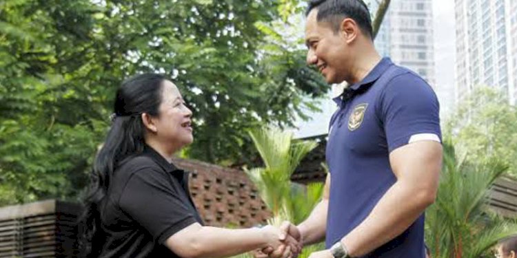 Puan Maharani saat bertemu Agus Harimurti Yudhoyono, beberapa waktu lalu/Net