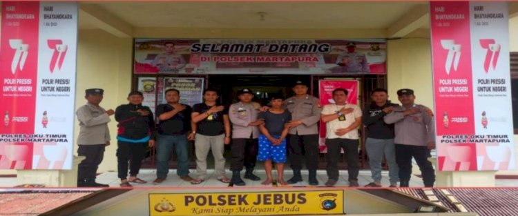Tersangka Riadi, berhasil ditangkap anggota Reskrim Polsek Martapura saat berada di pesisir pantai Dusun Penganak, Desa Air Gantang, Kecamatan Parit Tiga, Kabupaten Bangka Barat, Provinsi Babel