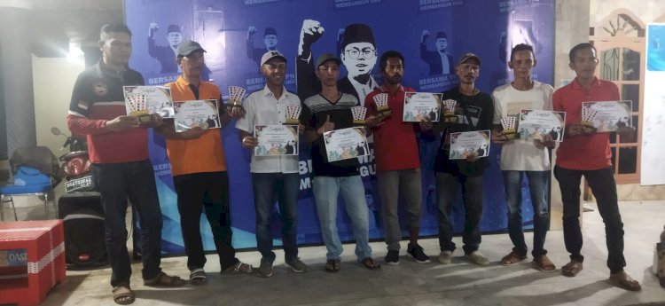 Para pemenang lomba gaple yang digelar Relawan YPN/ist