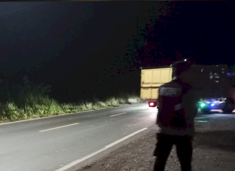 Polsek Karang Jaya melaksanakan Kegiatan Rutin yang Ditingkatkan (KRYD) pada waktu subuh/ist
