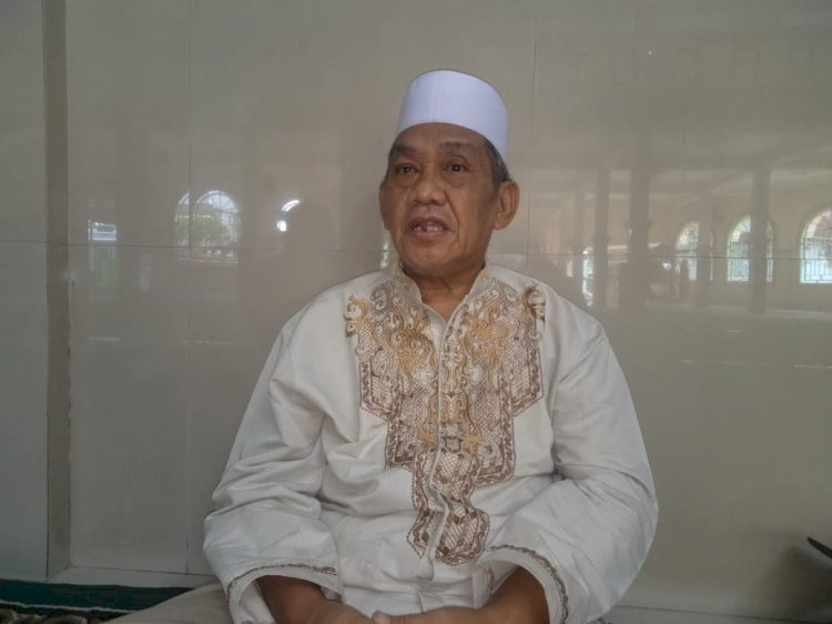 Ketua Masjid Al Ridhwan H Syakroni (60).(Fauzi/RmolSumsel.id)