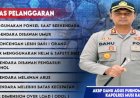Besok Operasi Patuh 2023 Digelar Polres Musi Rawas, Delapan Pelanggaran Ini Diincar