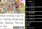 Unik, Ibu Ini Namai Keempat Anaknya, Indo, Nesia, Tanna, Air