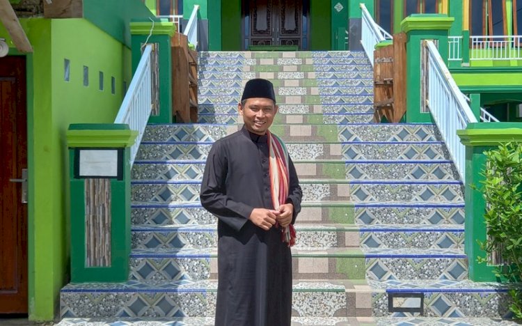 Ustadz Muhaimin Pengasuh Ponpes El Gontori kota Pagar Alam.(Taufik/RmolSumsel.id)