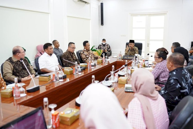 Pj Bupati Muba Apriyadi Menerima Ketua Asosiasi Dinas Kesehatan Seluruh Indonesia/ist