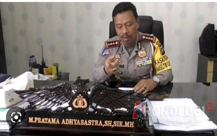 Direktur lalu lintas Polda Sumsel Kombes Pol M.Pratama Adhyasastra SIK MH (ist/rmolsumsel.id)   