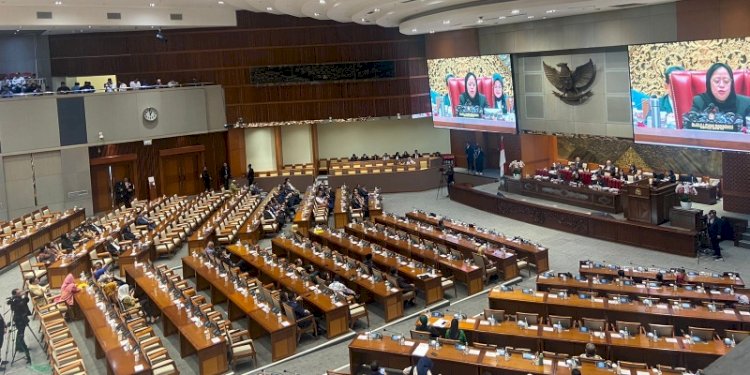 Rapat Paripurna DPR RI, Gedung Nusantara II, Komplek Parlemen, Senayan, Jakarta, Selasa (11/7)/RMOL