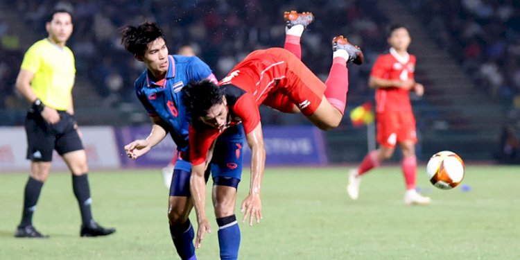 Pertandingan final SEA Games 2023 antara Indonesia melawan Thailand berujung hukuman bagi beberapa pemain dan ofisial kedua tim/PSSI