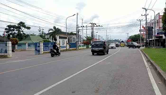 Kamera ETLE yang dipasang di depan kantor Bupati Empat Lawang. (ist/RmolSumsel.id)