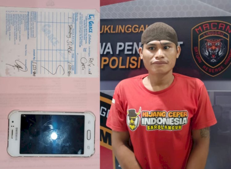 Jandot Residivis Curas di Lubuklinggau Ditangkap Polisi, Kali Ini Curi Handphone Tetangga saat Korban Tidur .(foto Istimewa)