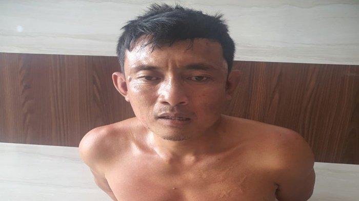 Marzuki alias Juki (29) pelaku penyerangan polisi yang sedang patroli di Polres Empat Lawang. (ist/RmolSumsel.id)