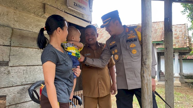  Kapolres Muratara, AKBP Koko Arianto Wardani langsung turun gunung melaksanakan program kerjanya kepada masyarakat/ist