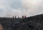 Gunung Sampah Sukawinatan Palembang Ternyata Sudah 3 Hari Terbakar, Proses Pemadaman Sulit Dilakukan