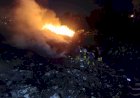 Gunung Sampah TPA Sukawinatan Terbakar, Kadis DLHK Palembang Salahkan Alam