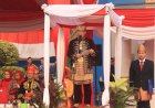 Kenakan Pakaian Adat Minang, Kakanwil Ilham Djaya Pimpin Upacara HUT RI Ke-78