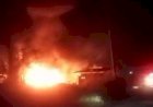 Gudang Penampungan Minyak Ilegal di Keramasan Terbakar