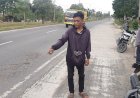 Pulang Kerja Dini Hari, Karyawan Minimarket Dibegal Empat Orang Saat Melintas di Jalan Noerdin Pandji Palembang 