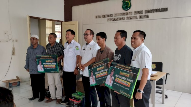 Pelaku Usaha Bengkel dapat bantuan dari Pj Bupati Muba/ist