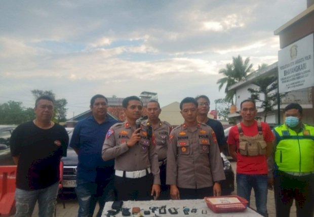 atuan Lalu Lintas (Satlantas) Polrestabes Palembang telah berhasil menindak 76 pelanggar dalam penegakan hukum lalu lintas/ist