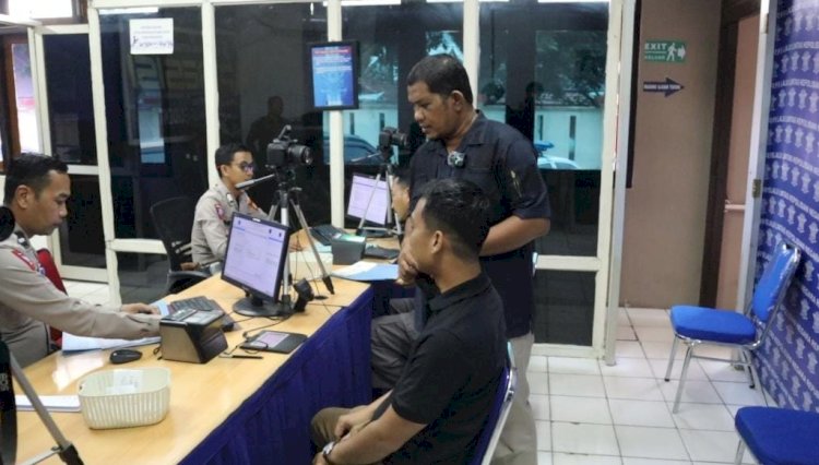 Pelayanan SIM di Polrestabes Palembang/ist