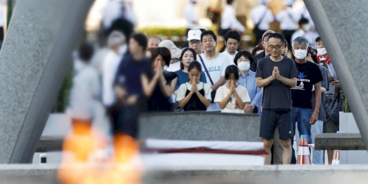 Upacara peringatan 78 tahun pembomban Hiroshima/Net