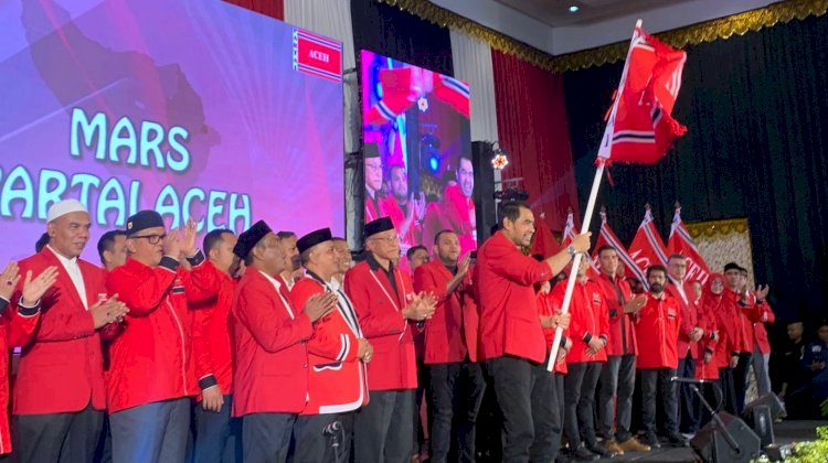 Pelantikan pengurus DPP Partai Aceh/ist