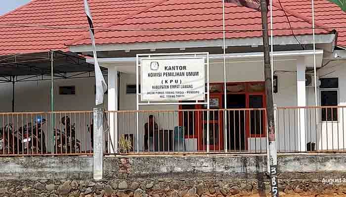 Kantor KPU Kabupaten Empat Lawang. (Salim/RmolSumsel.id)
