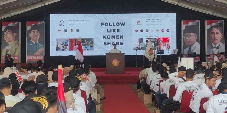 Ketua DPD Gerindra DKI, Ahmad Riza Patria saat Konsolidasi Akbar Pengurus Gerindra Jakarta Selatan, Sabtu (12/8)/RMOL