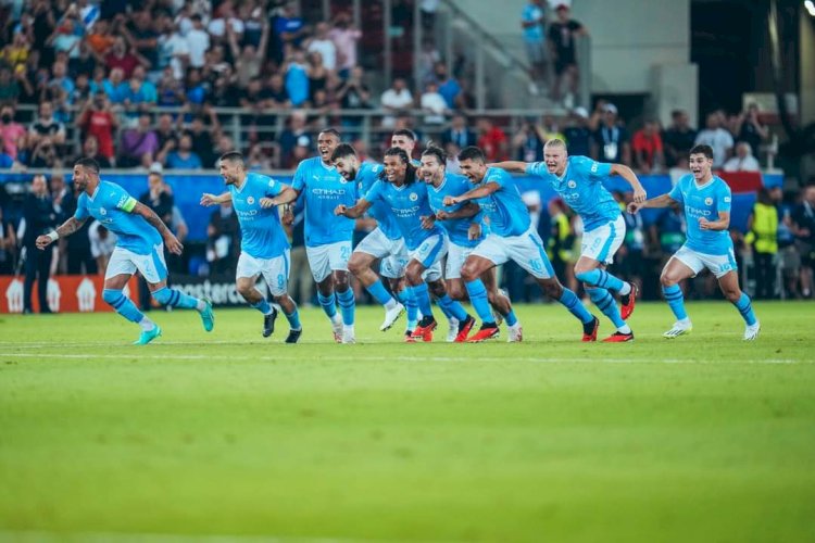 Manchester City berhasil menang adu penalti di UEFA Super Cup/ist