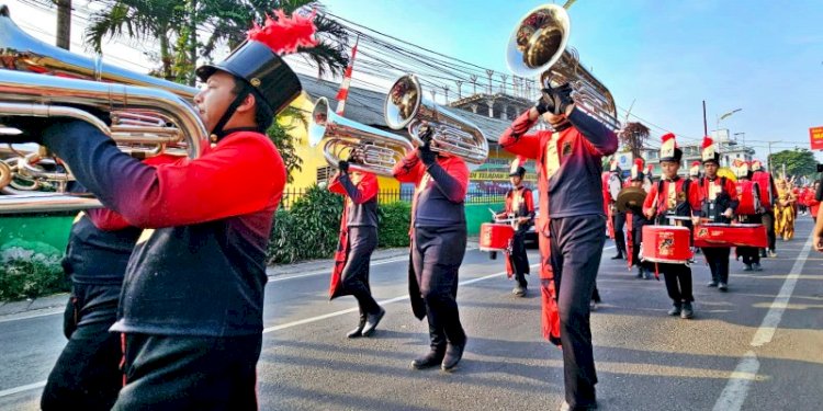 Kirab 17 Agustus di Sekolah Partai PDI Perjuangan Lenteng Agung, Jakarta Selatan/Ist