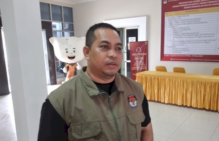 omisioner KPU Palembang Divisi Teknis dan Penyelenggaraan, Joni/ist