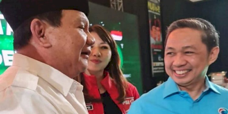 Ketua Umum Partai Gerindra, Prabowo Subianto dan Ketua Umum Partai Gelora, Anis Matta/Net