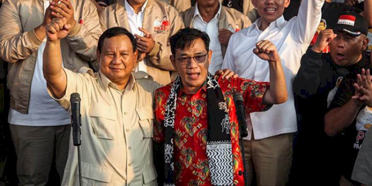 Prabowo Subianto dan Budiman Sudjatmiko/ist