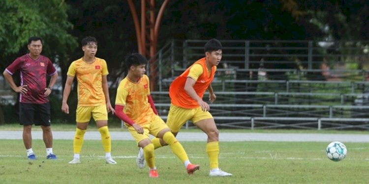 Pemain Vietnam diminta fokus pada laga final melawan Indonesia pada Kejuaraan AFF U23 pada 26 Agustus di Rayong, Thailand/ist