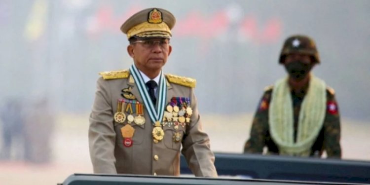 Pemimpin junta Myanmar, Min Aung Hlaing/Net