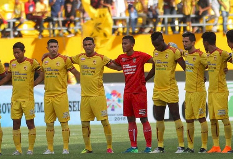Momen Klub Sriwijaya FC saat masih bermain di kasta tertinggi sepakbola Liga 1 Indonesia/net 