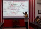 Antisipasi Situasi Kritis Saat Pemilu 2024, Polres Muara Enim  Gelar Tactical Wall Game