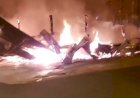 Lupa Matikan Kompor, Warung Makan di Lubuklinggau Ludes Terbakar