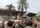Datangi Kantor BKPSDM Muara Enim, Ratusan Anggota Satpol PP Minta Diangkat jadi PNS atau PPPK