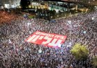 Israel Dikepung Ribuan Demonstran Jelang Sidang Mahkamah Agung, Tolak Reformasi Peradilan