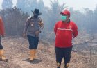 Karhutla di Kawasan PT SAM, Sekda Muara Enim Lakukan Upaya Pemadaman 